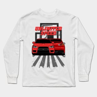 Lancer Evo X - Unlimited Speed Long Sleeve T-Shirt